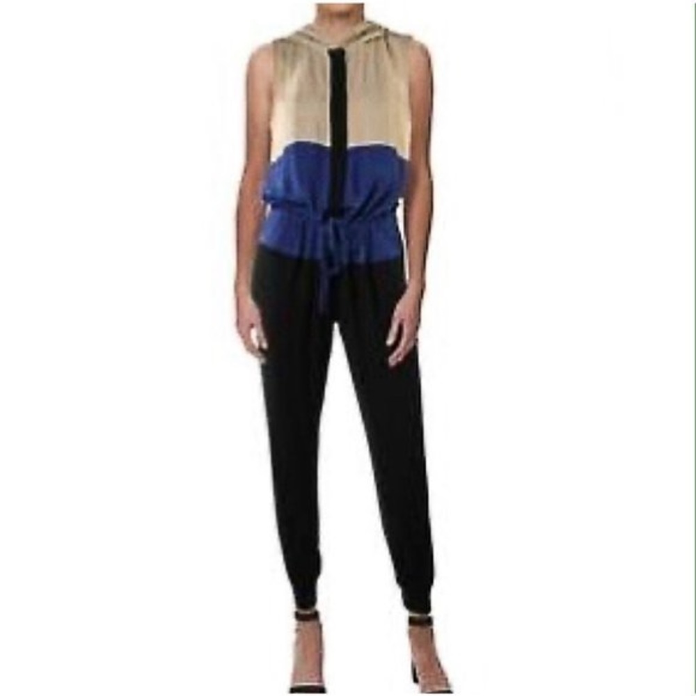 RACHEL Rachel Roy Color-block Jumpsuit, Size M